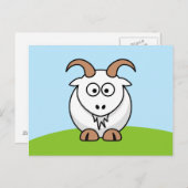 Saanen Goat Briefkaart (Voorkant / Achterkant)