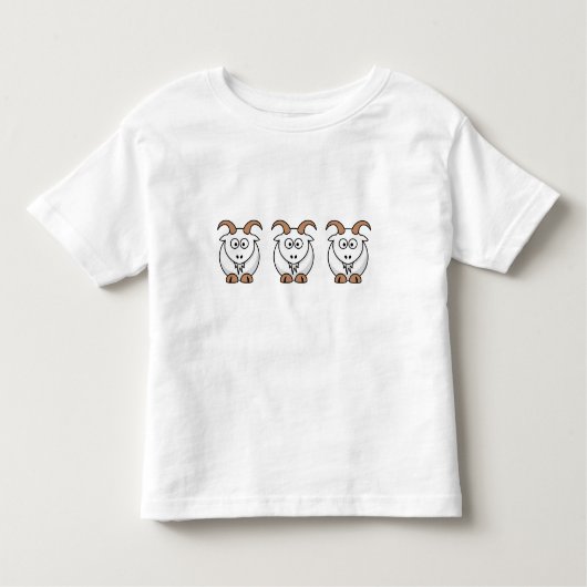 Saanen Goat Kinder Shirts (Voorkant)