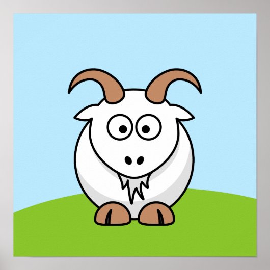 Saanen Goat Poster (Voorkant)