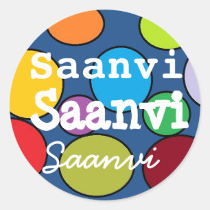 Saanvi Naam stickers