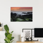 Saap bij zonsondergang poster (Thuiskantoor)