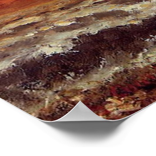 Saap, mooi schilderij van Gustave Courbet Poster (Hoek)