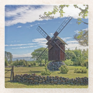 Saaremaa, eiland Estland, Glazen Onderzetter