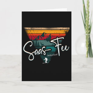 Saas-fee Skigebied Zwitserse Alpen Alpineskiën Zwi Kaart