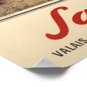 Saas Fee, Valais, Suisse, Poster Ski (Coin)