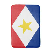 Saba Flag Badmat (Voorkant Verticaal)