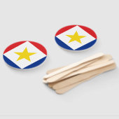 Saba Flag Handwaaier (Niet-gemonteerd)