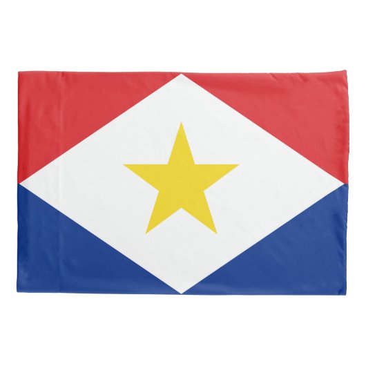 Saba Flag Kussensloop (Achterkant)