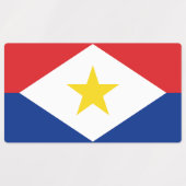 Saba Flag Labels (Design 1)
