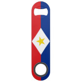 Saba Flag Speed Flessenopener (Voorkant)