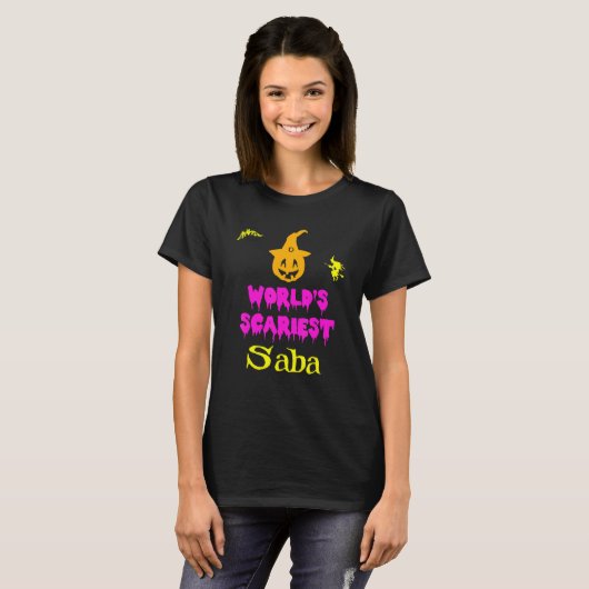 Saba Halloween Costume Lazy Easy T-shirt (Voorkant volledig)