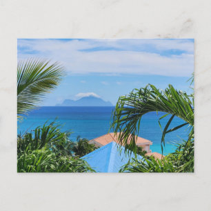 Saba in de verte briefkaart