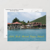 Saba Rock Briefkaart (Voorkant / Achterkant)