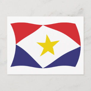 Saba Vlag Postkaart