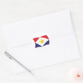 Saba Vlag Sticker (Envelop)