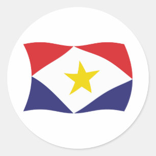 Saba Vlag Sticker