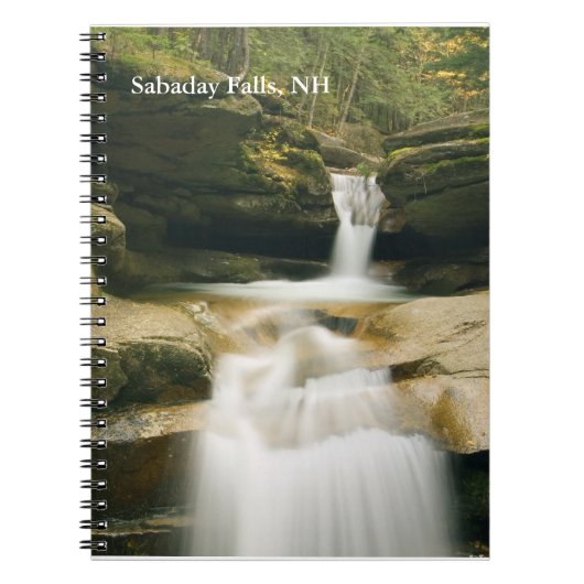 Sabaday Falls, NH Spiral Carnet (Devant)