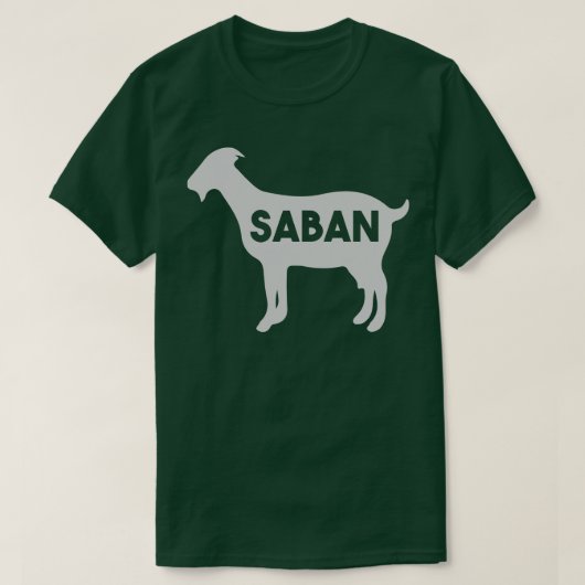 Saban GOAT TShirt (Design voorkant)