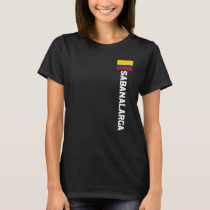 Sabanalarga Colombia voor Colombiaanse Mannen, vro T-shirt