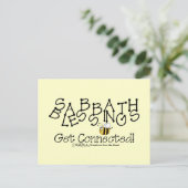 Sabbath Blessings Get Connected Briefkaart (Staand voorkant)