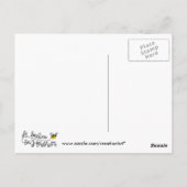 Sabbath Blessings Get Connected Briefkaart (Achterkant)