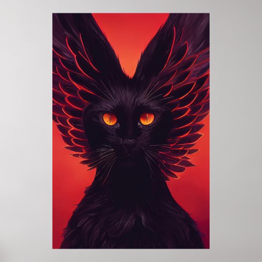 Sabbath Le Sorcier - Poster de chat noir Imprimer (Devant)