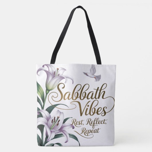 Sabbath Vibes Canvas tas (Voorkant)