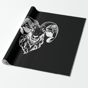 Sabbatic Baphomet Goat Evil Satanic Cadeaupapier