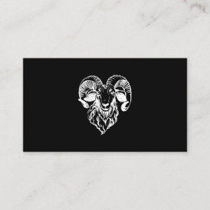 Sabbatic Baphomet Goat Evil Satanic Informatiekaartje