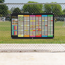 Sabbatical & Jubilee Charts Bijgewerkt 2024 Spandoek