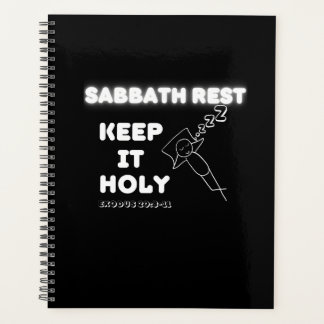 Sabbatrust Houd het heilig grafisch ontwerp Planner
