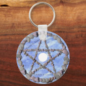 sabbets Schijflabel Sleutelhanger (Voorkant)