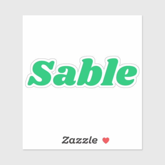 Sabeldier Sticker (Vel)