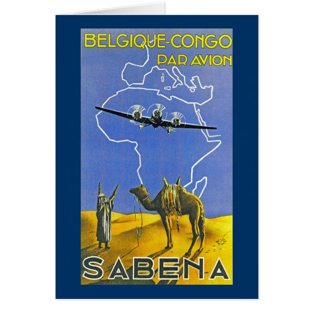 Sabena ~ Belgique Congo (Voorkant)
