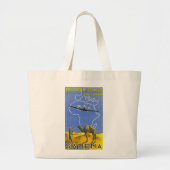 Sabena ~ Belgique Congo Grote Tote Bag (Voorkant)