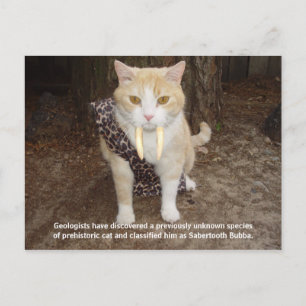 Sabertooth Bubba Briefkaart
