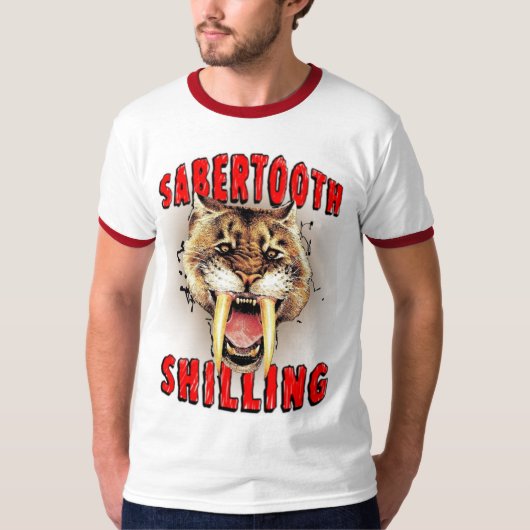 Sabertooth Shilling T-Shirt (Voorkant)