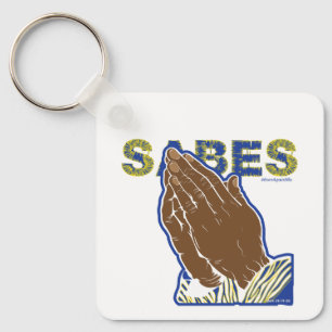 SABES Fan Black History ventilator Hands Month Sleutelhanger