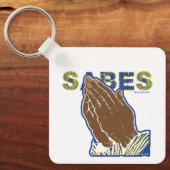 SABES Fan Black History ventilator Hands Month Sleutelhanger (Voorkant)