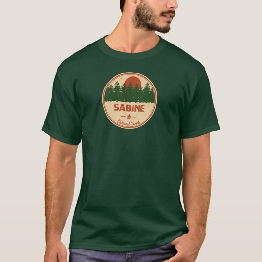 Sabine National Forest T-shirt (Voorkant)