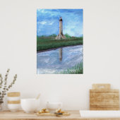 Sabine Pass Lighthouse, Louisiana Poster (Keuken)