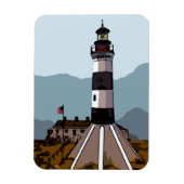 SABINE PASS LIGHTHOUSE MAGNEET (Verticaal)