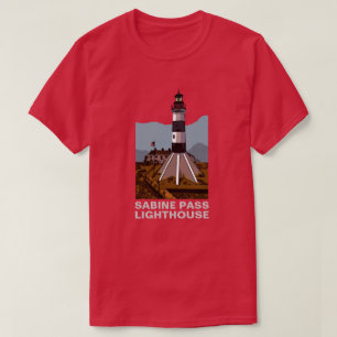 SABINE PASS LIGHTHOUSE T-SHIRT