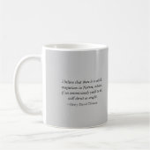 Sabino Canyon Creek - Thoreau quote Mug (Gauche)
