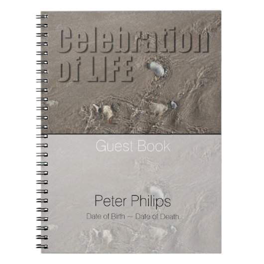 Sable 1 Célébration De La Vie Memorial Livre D'Inv (Devant)