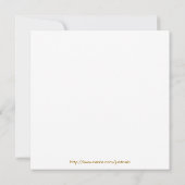 sable blanc de coquillage ii Invitation (Dos)
