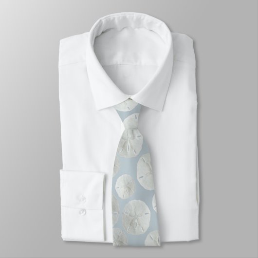 Sable blanc Dollar motif Cravate gris bleu (Attaché)