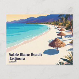 Sable Blanc-strand Djibouti Briefkaart