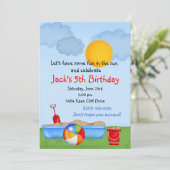 Sable-Box été pour les loisirs Invitations d'anniv (Debout devant)