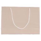 Sable clair Beige Grand sac cadeau (Dos)
